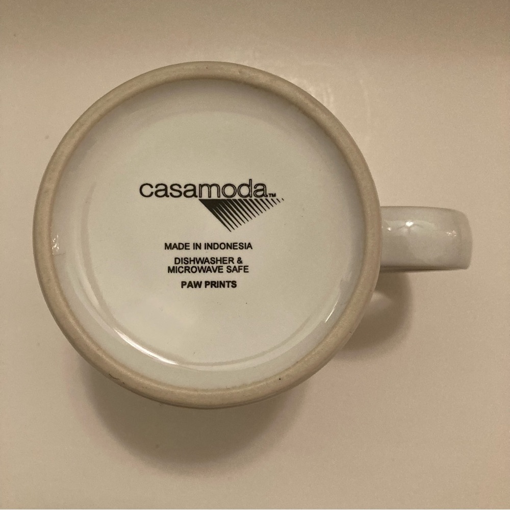 RARE Casamoda Cat Paw Prints Limited Edition Collectible Kitty NEW Ceramic Mug - Picture 7 of 10